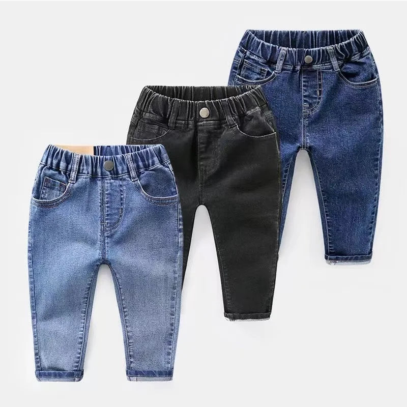 Elastic Boys Loose Thin Jeans