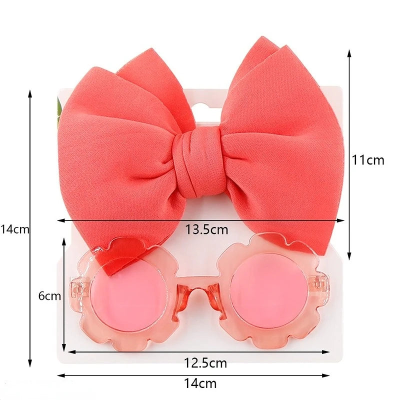 Baby Sunglasses with Hair Band Set