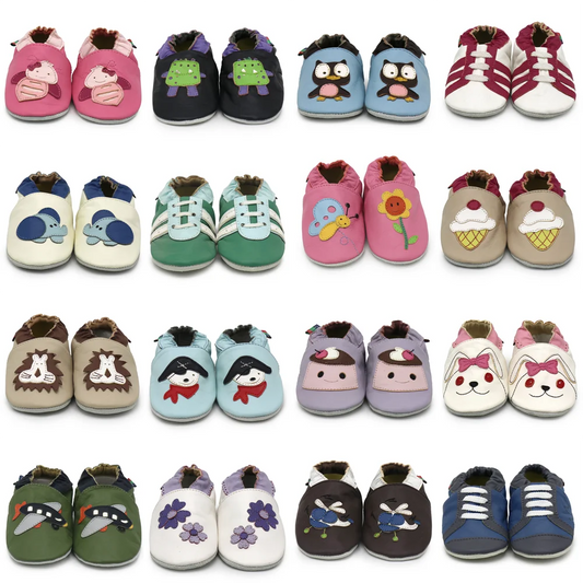 Infant Shoes Sheepskin Leather