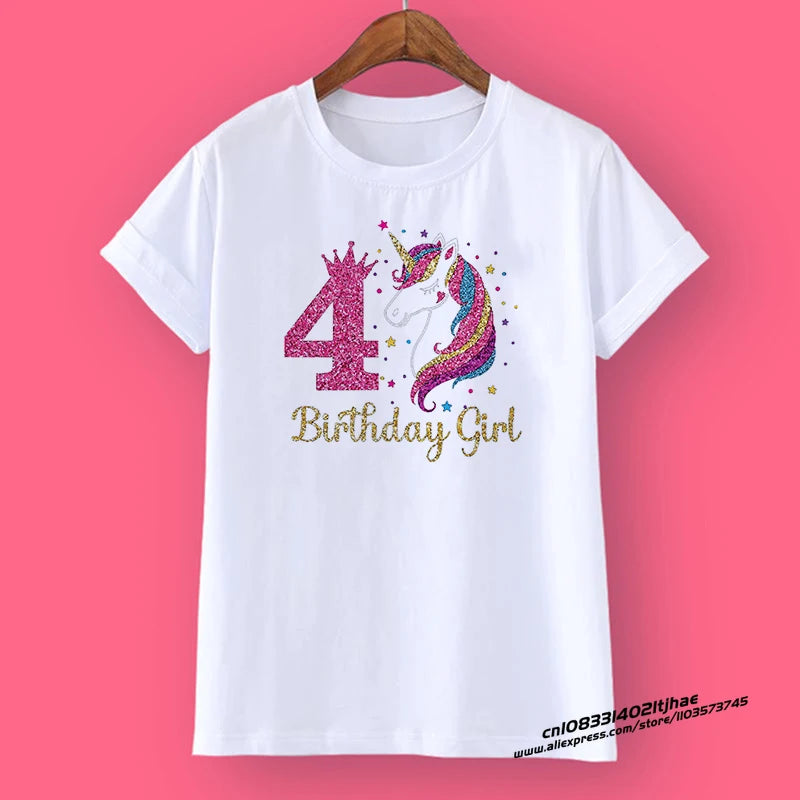 Unicorn Birthday Shirt 1-12