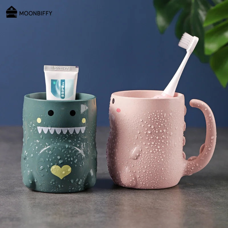 Adorable Dinosaur Mouthwash Cups