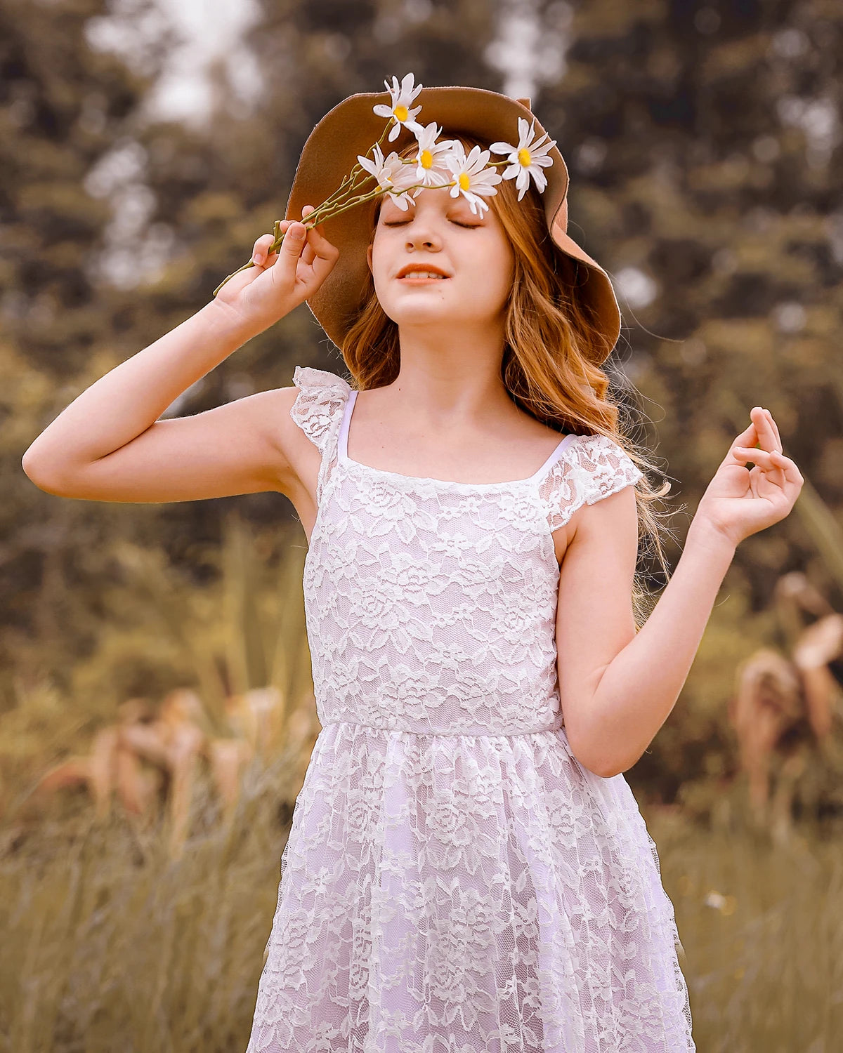 White Lace Dress Baby