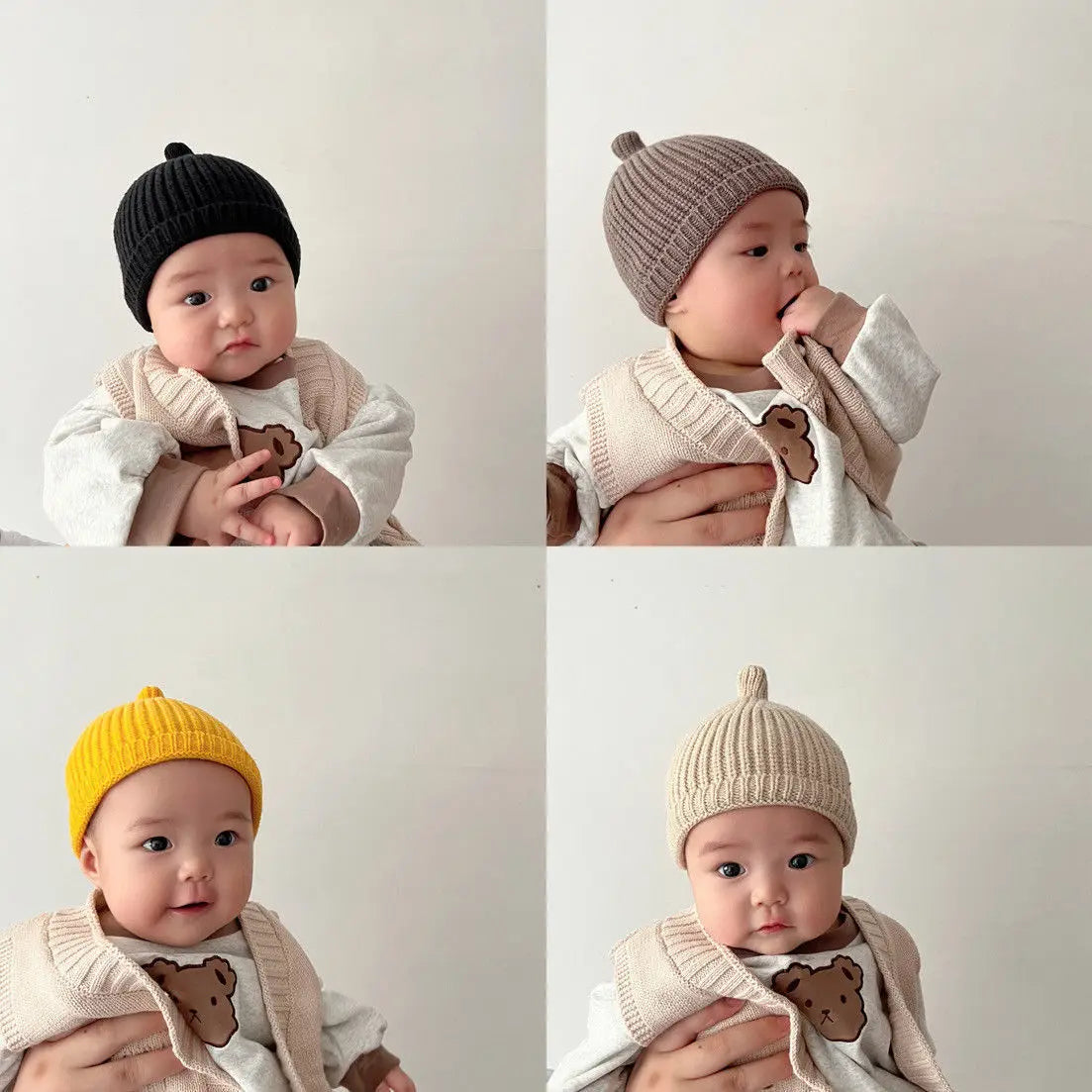 Baby Knit Beanie Cute