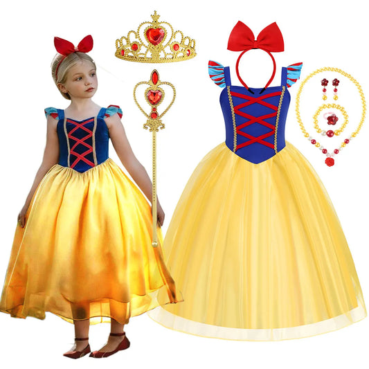 Little Girls Snow White Dress