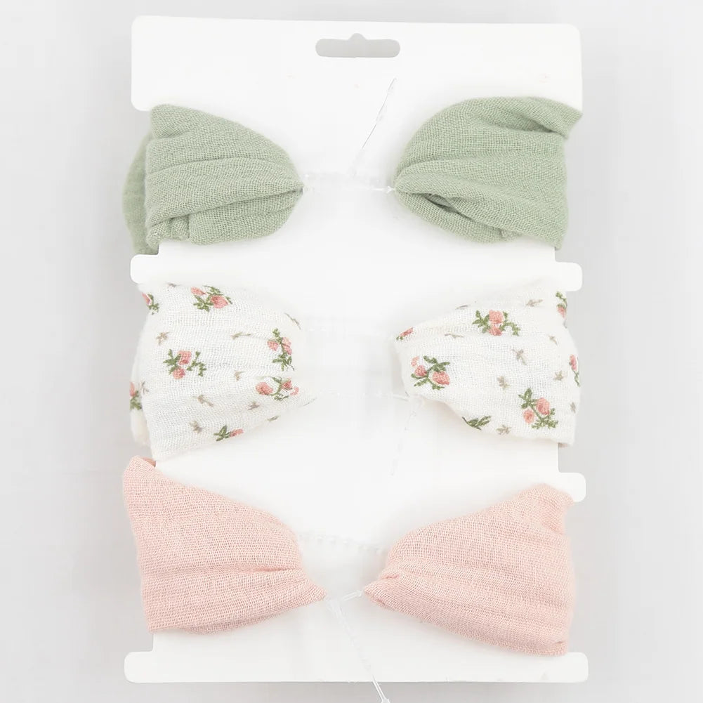 3Pcs Linen Baby Headband