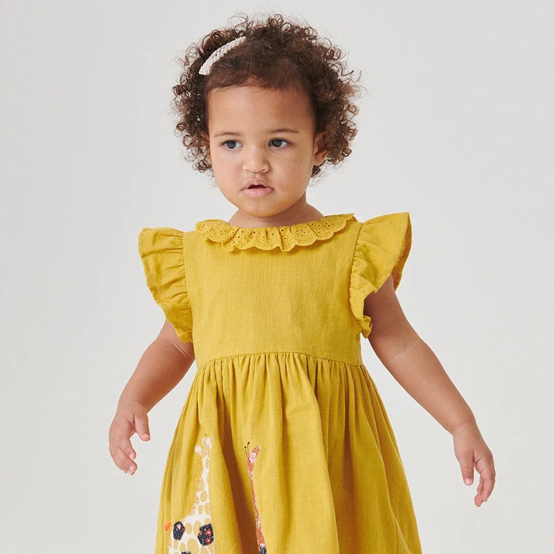 Girls Dresses Animal Giraffe