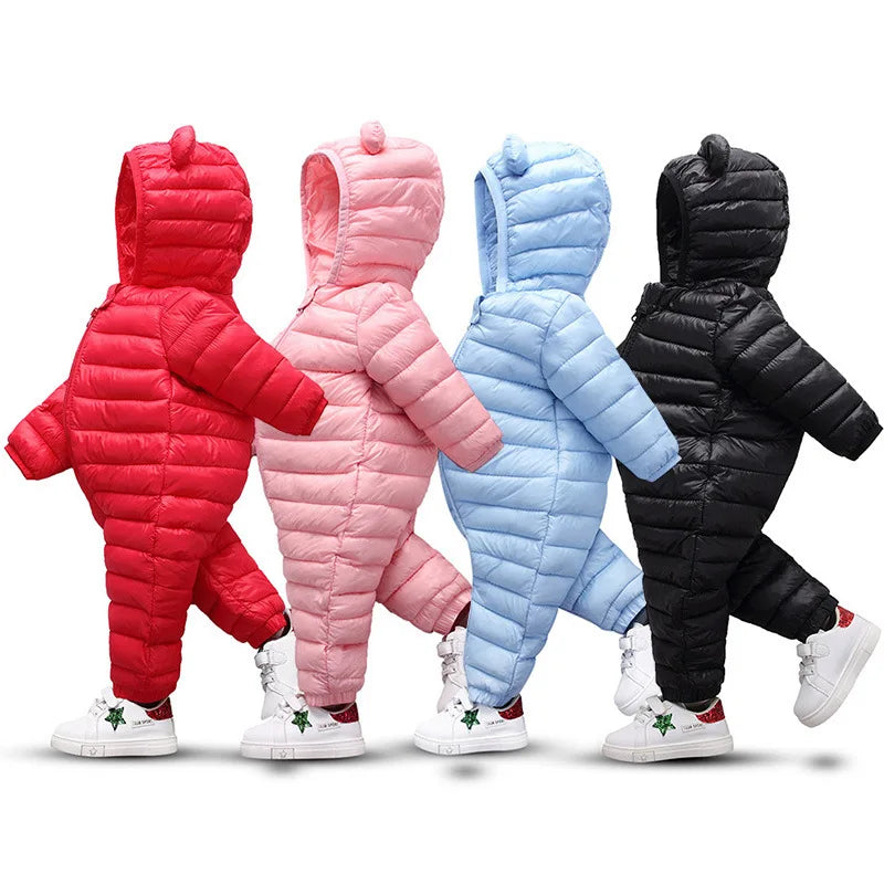 Baby Snowsuit Infant Warm Jumpsuit