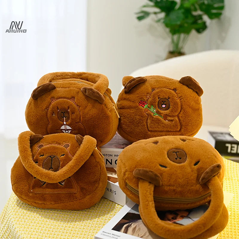 Capybara Plush Handbag Cute