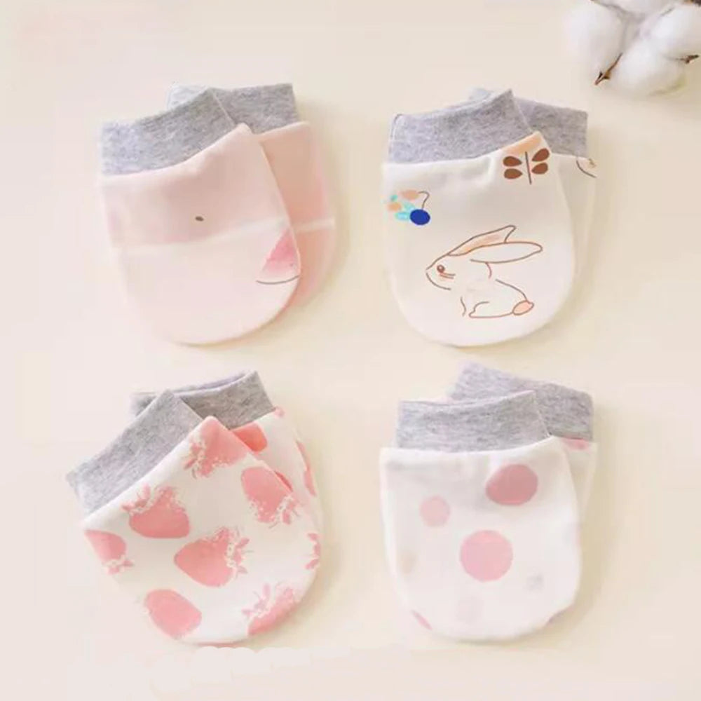 5Pairs Baby Cotton Soft Mitten