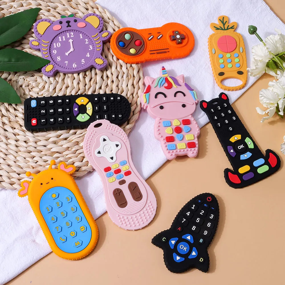 1Pc Remote Control Shape Teether