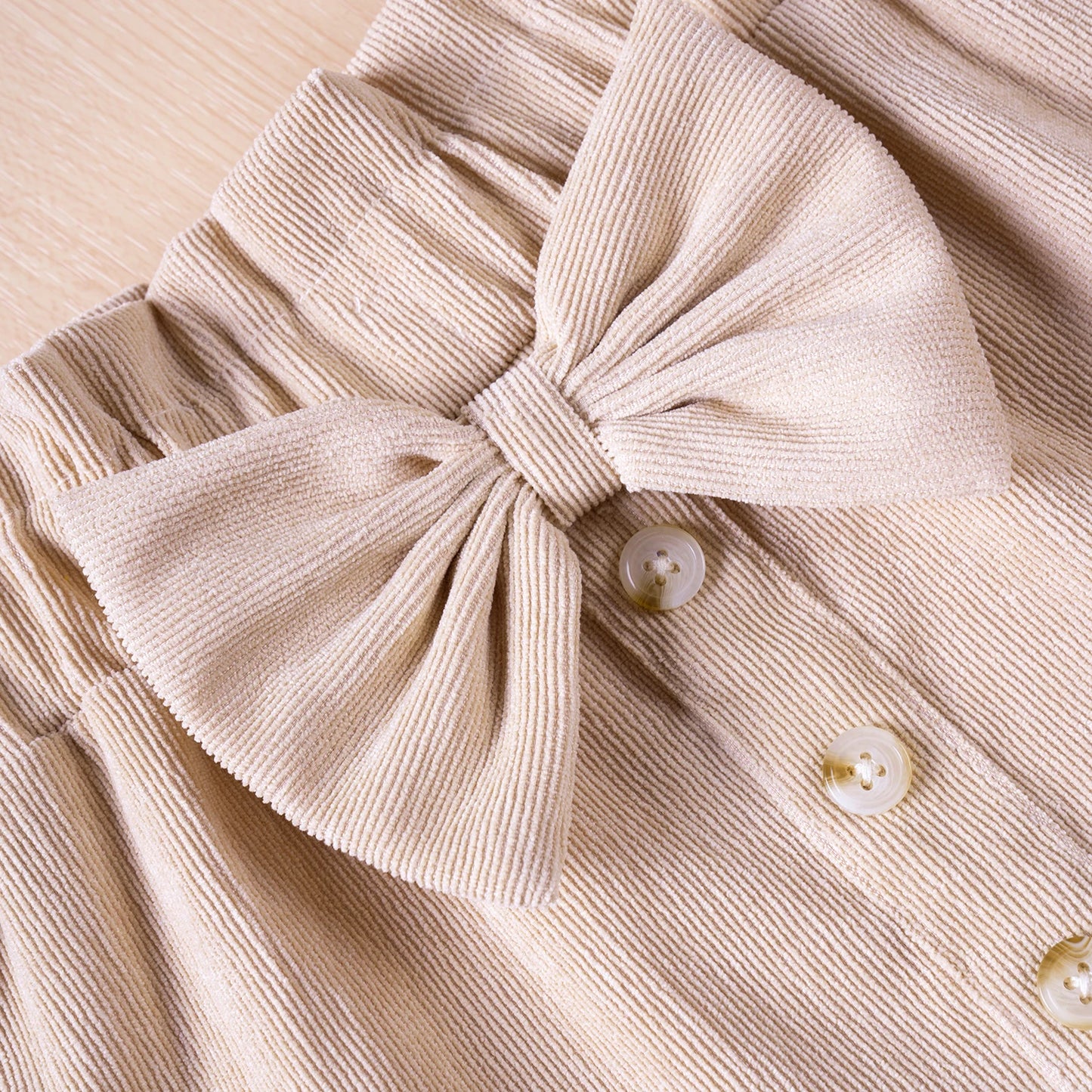 High Quality Of  Bow Button A-Line Skirts