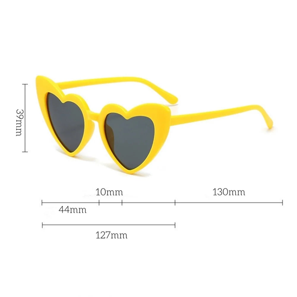 Kids Love Heart Shaped Sunglasses