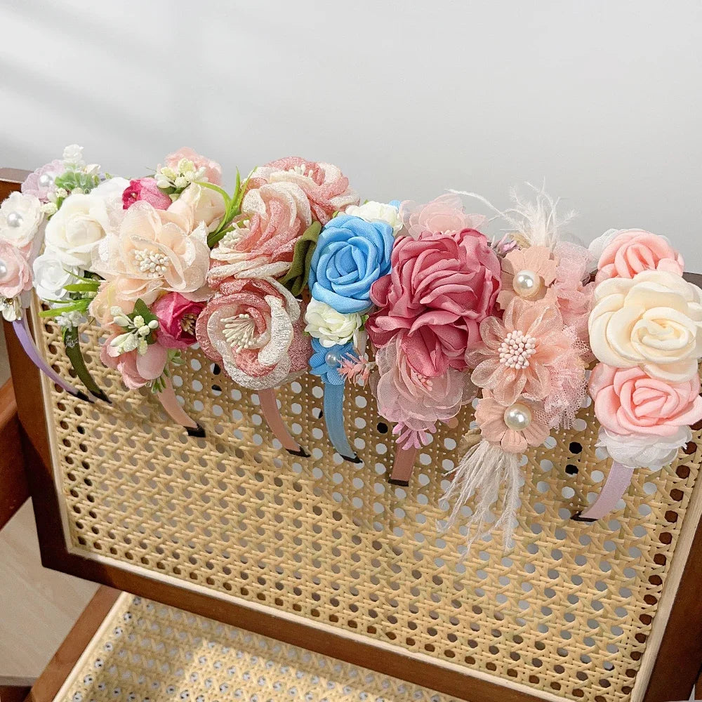 1pcs Artificial Flower crown