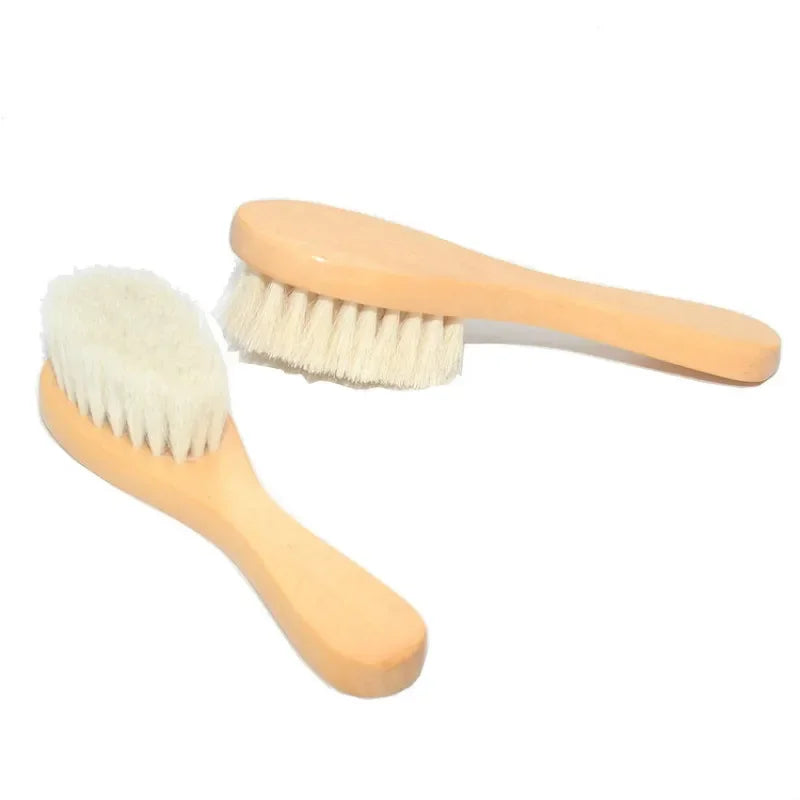 Baby Pure Wool Wooden Brush Comb