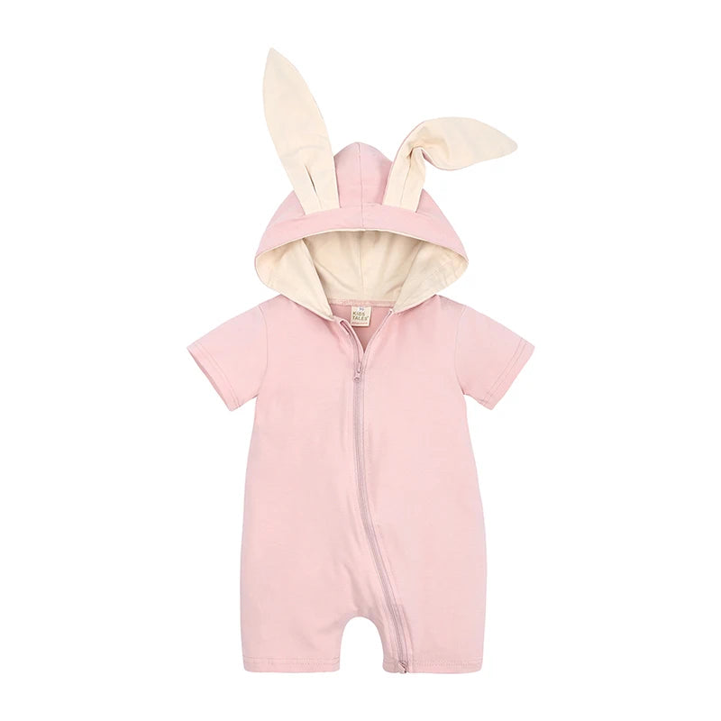 Toddler Rabbit Romper Hooded Ear