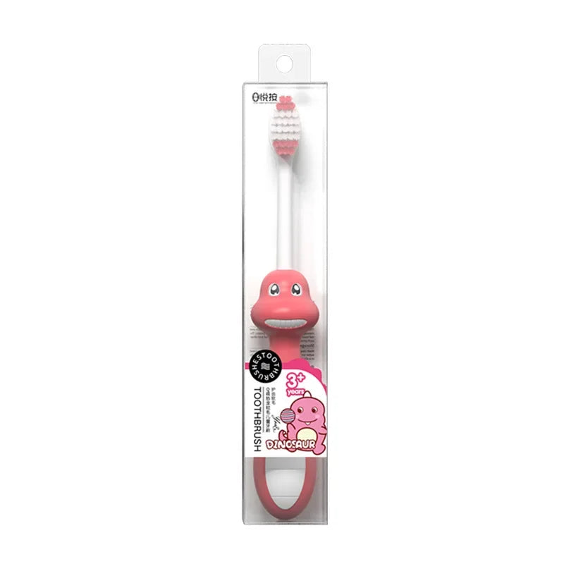 3Pcs Cute Dinosaur Toothbrush