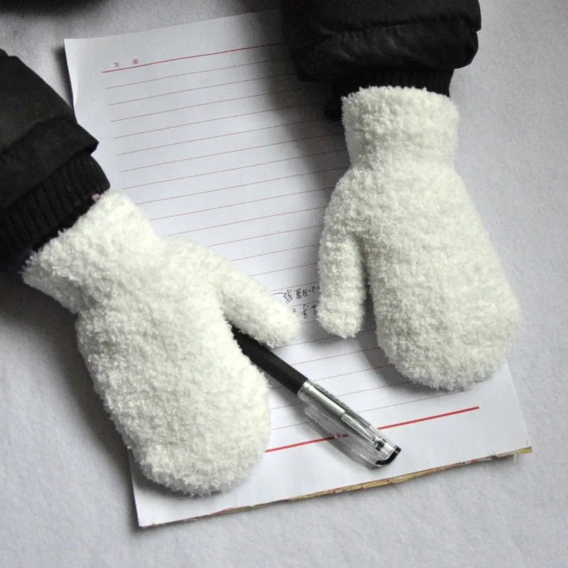 Wool children gloves