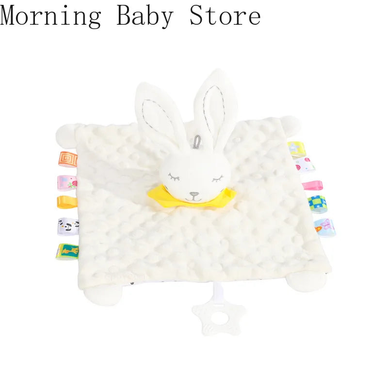 Baby Doll Plush Animal Pacifier Towel