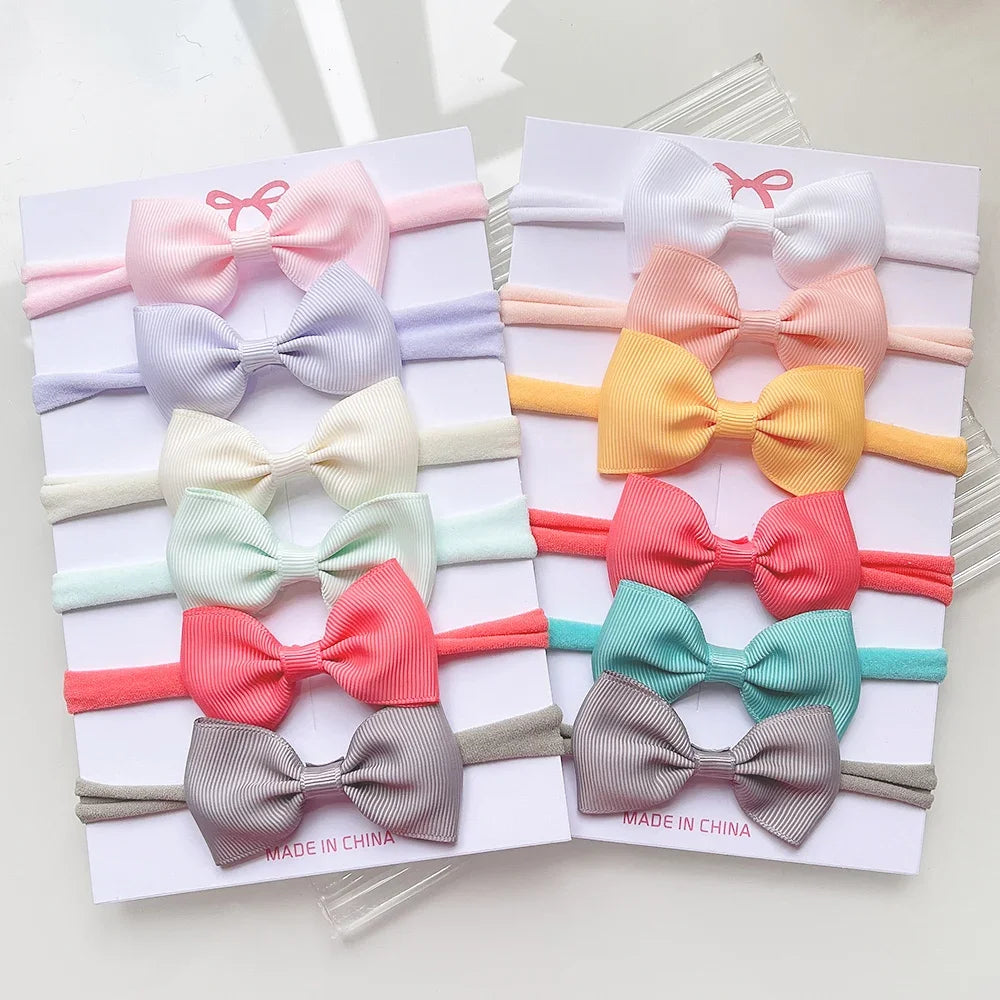 3/4/6Pcs/ Hair Ribbon Bowknot