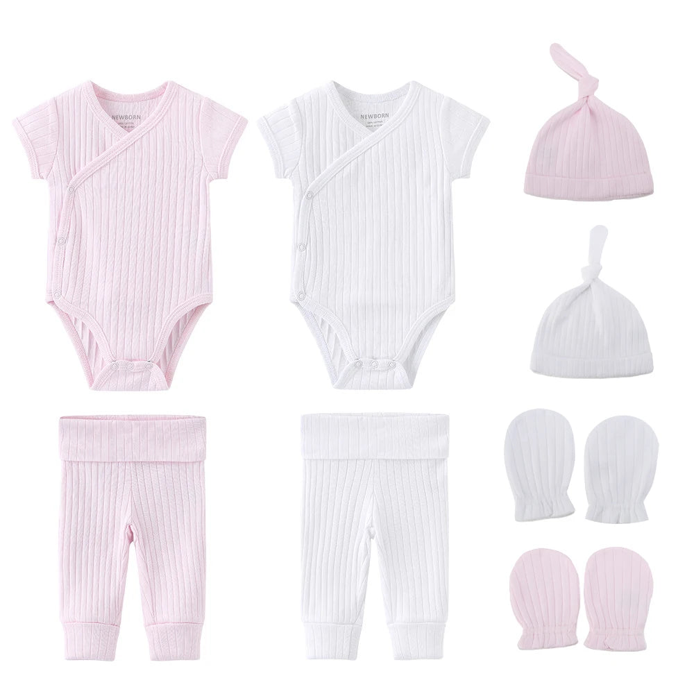 8 Pieces Unisex New Born set