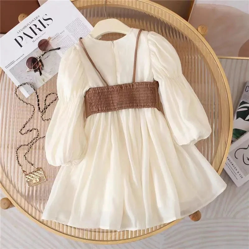 Long Sleeve Chiffon Princess Dress