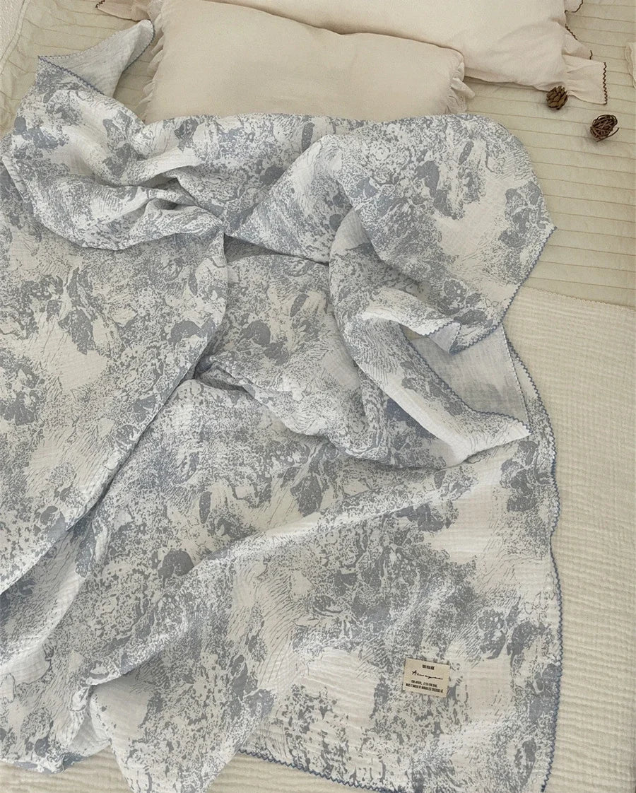 Floral Muslin Swaddle 100% Cotton