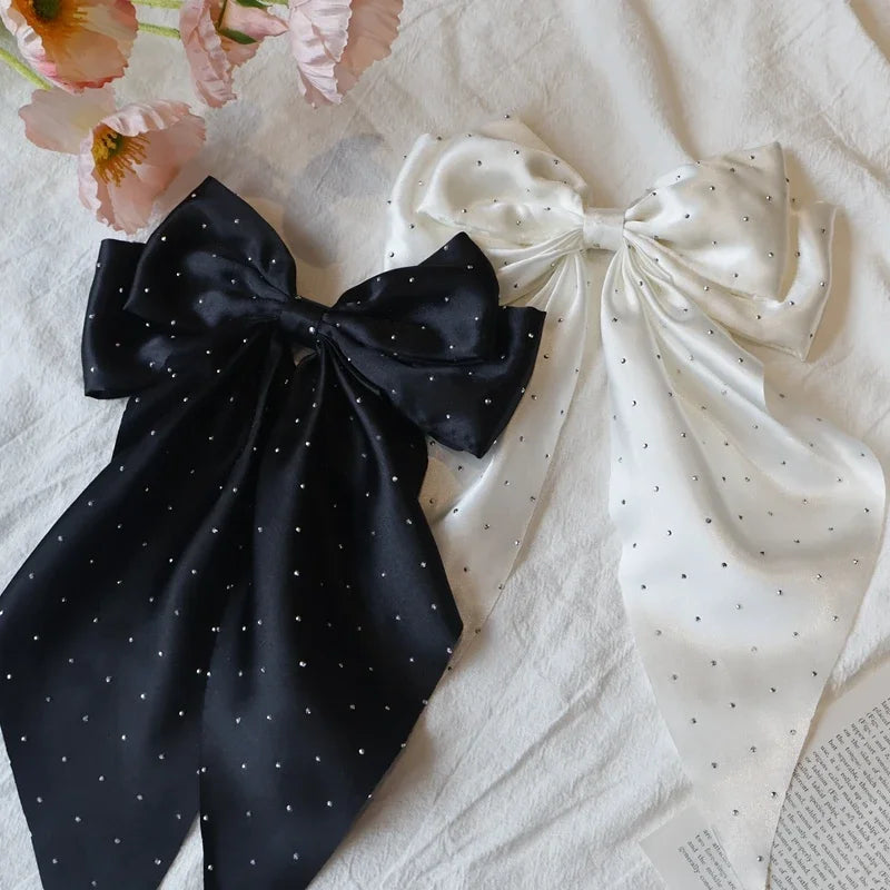 Chiffon Ribbon Hairpin Girls Bowknot