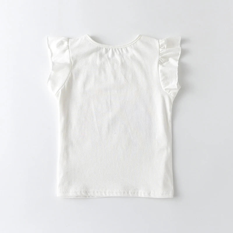 Unicorn T-shirt Short Sleeves White