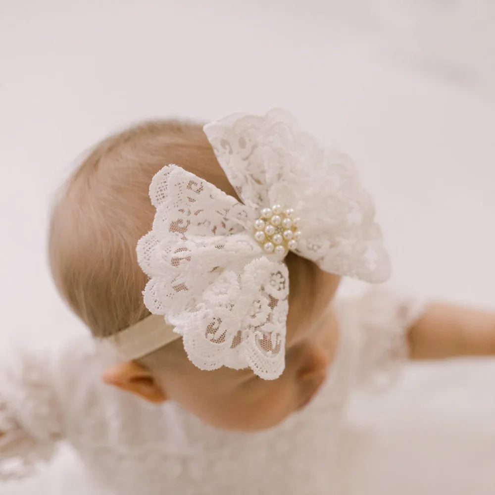 Girl Lace Rhinestone headband