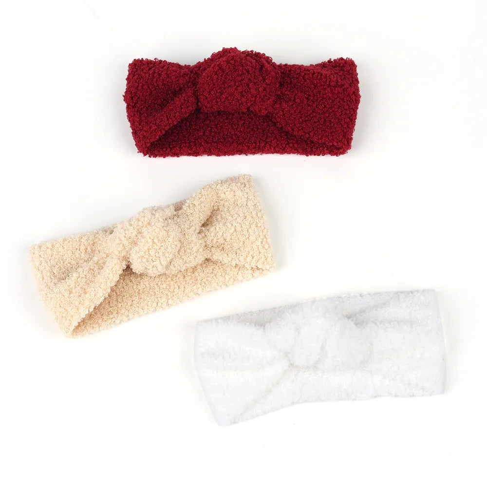 Baby Head Bands Teddy Fabric