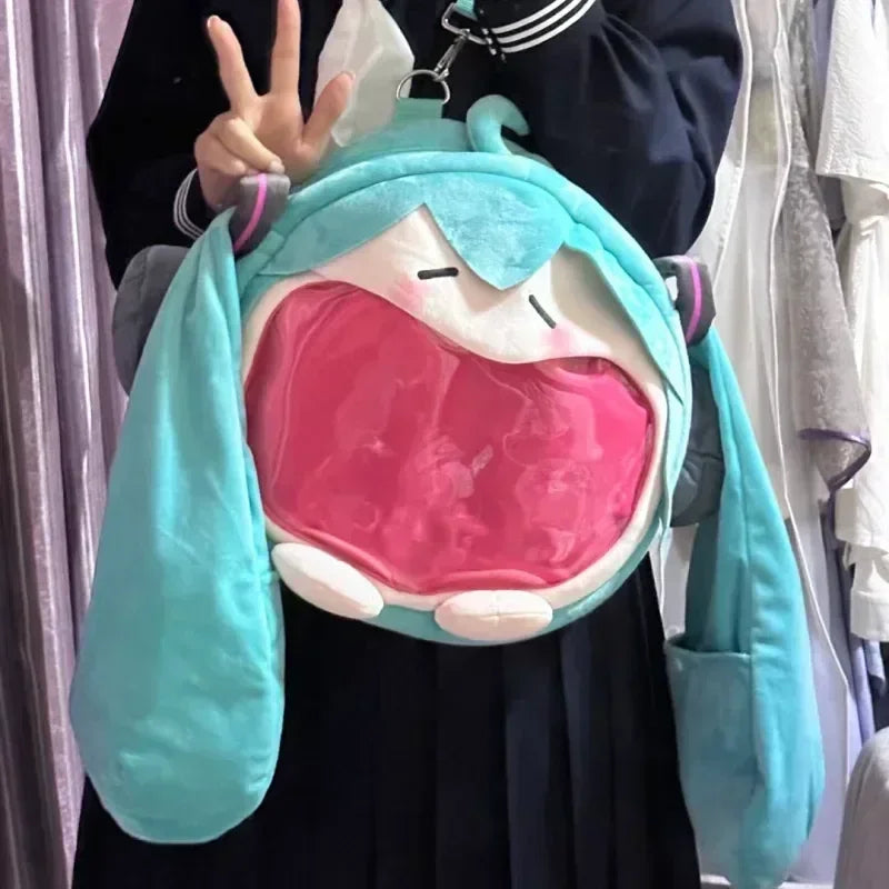 Cute Anime Girl Plush backpack