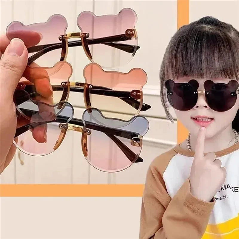 Kids Sun Bear Shape Glasses