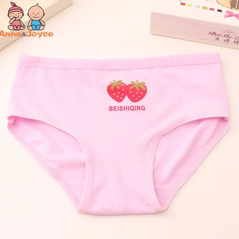 4pc Girl Underwear Cotton