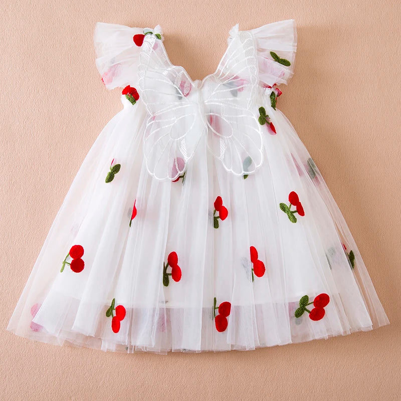 Girl heart butterfly back Dress