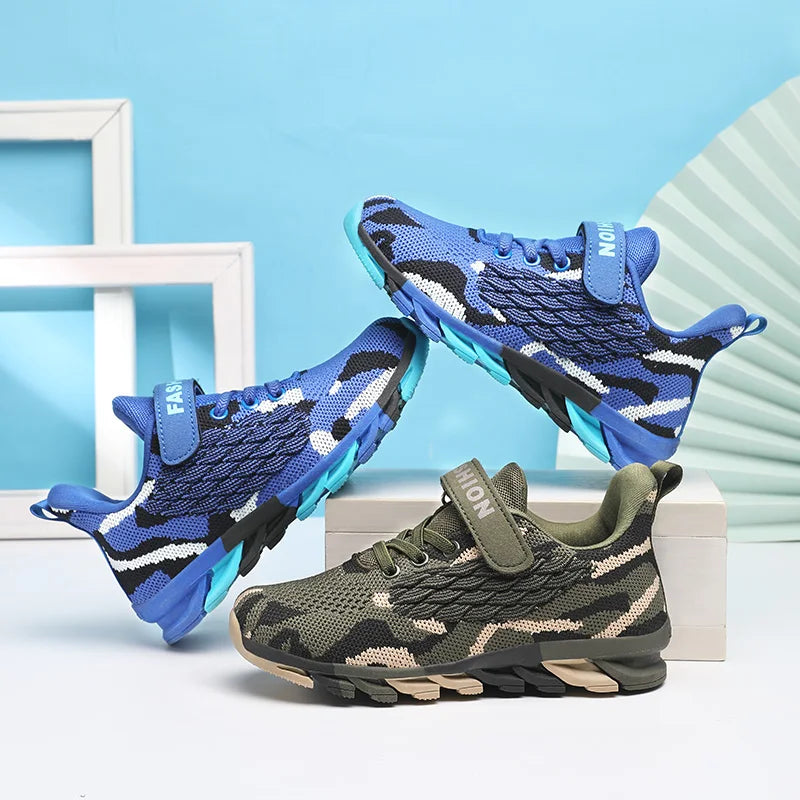 Breathable camouflage sneakers