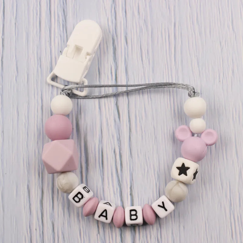 Pacifier Clips Personalised Name