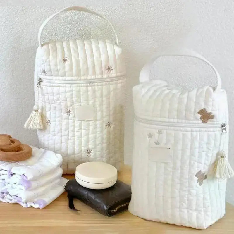 Portable Nappy Organiser Embroidered