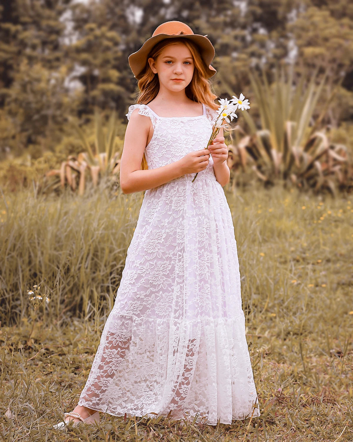 White Lace Dress Baby