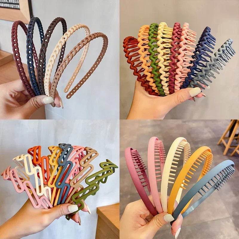 Comb Hair Pin Frosted Hoop Accessories