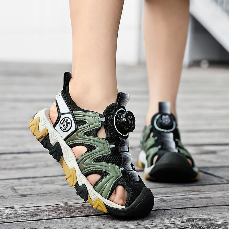 Children Breathable Buckle Sport Sandals