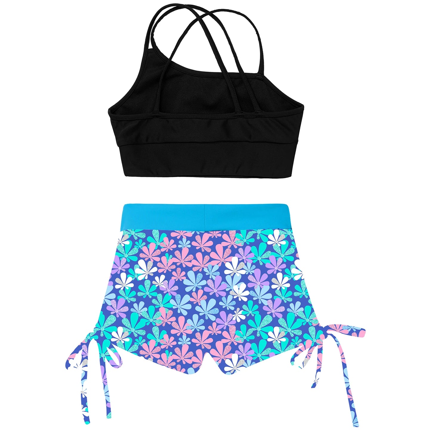 Crop Top with Shorts Sportswear