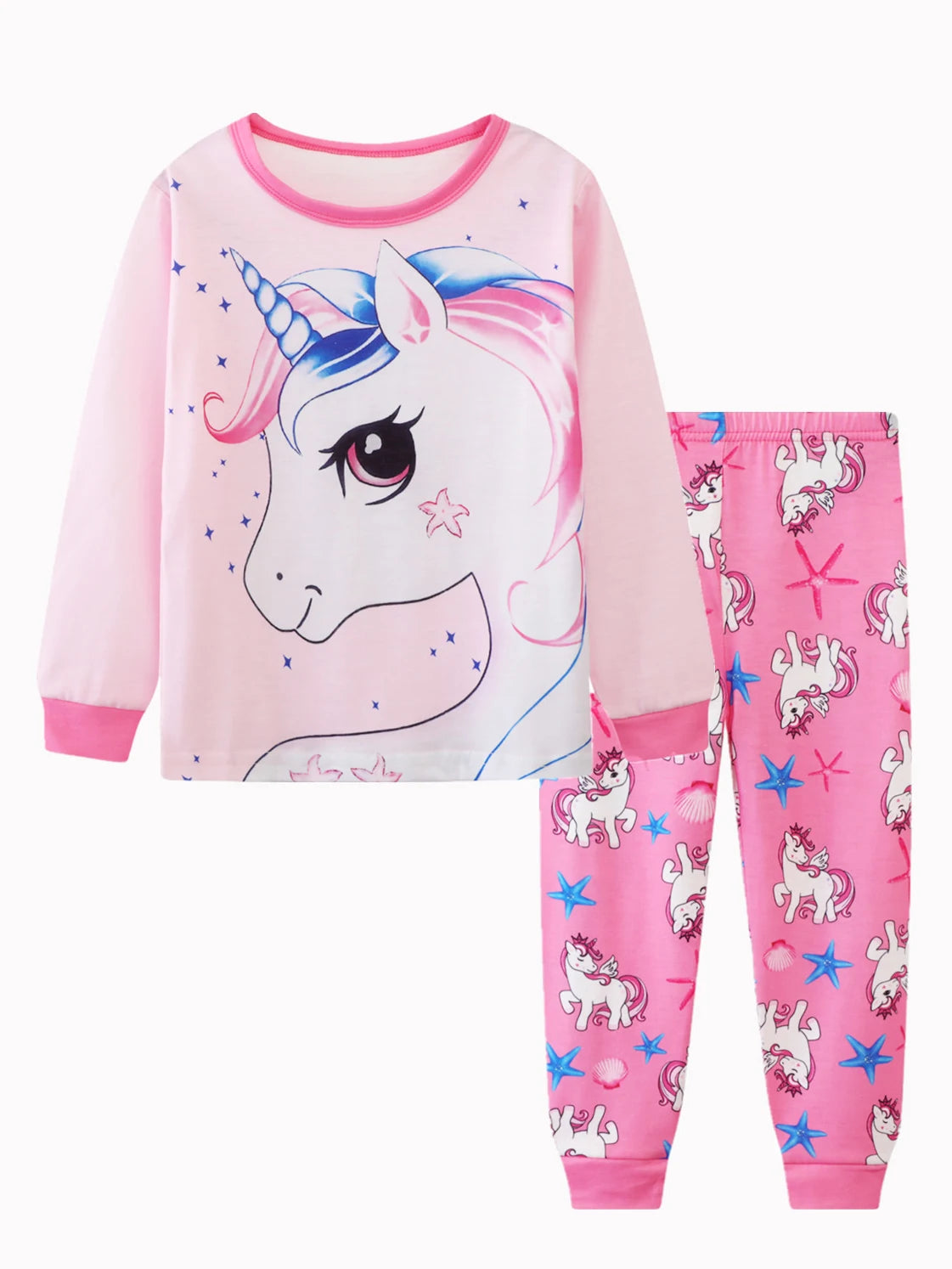 Girls Unicorn Long Sleeve Two Piece Set