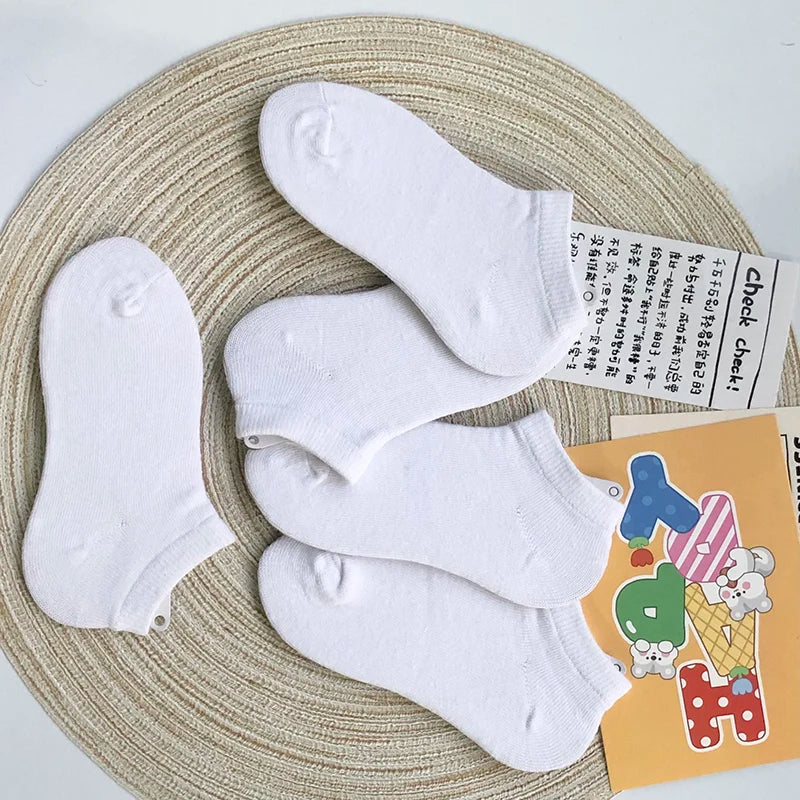 Children's Short Socks Pure Cotton