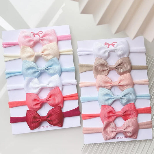 3/4/6Pcs/ Hair Ribbon Bowknot