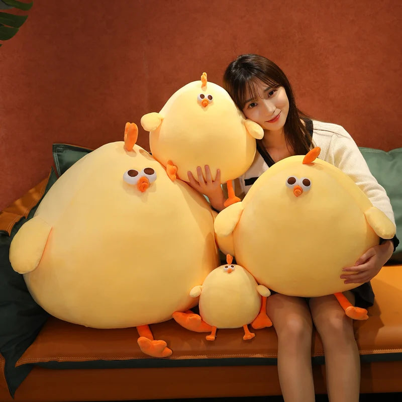 Squishy Yellow Chick Plush Toy