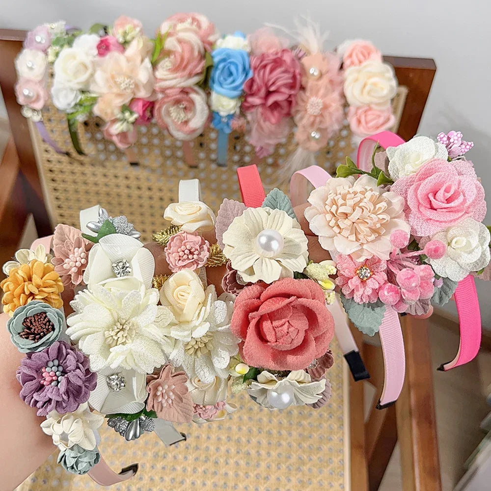 1pcs Artificial Flower crown