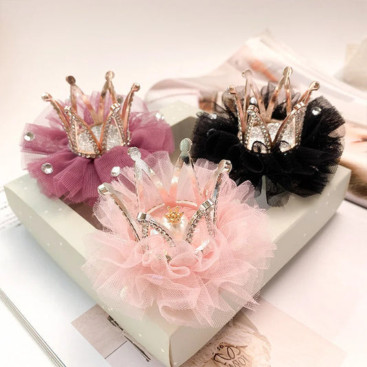 3D Crown Hairpin