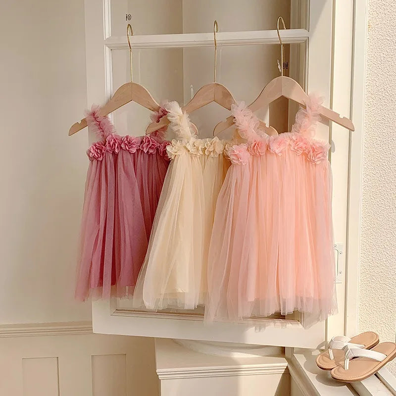 Summer Mesh Tulle Princess Dresses