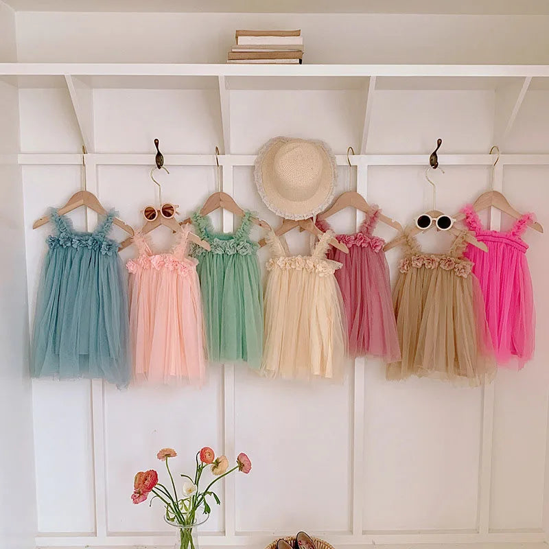 Summer Mesh Tulle Princess Dresses