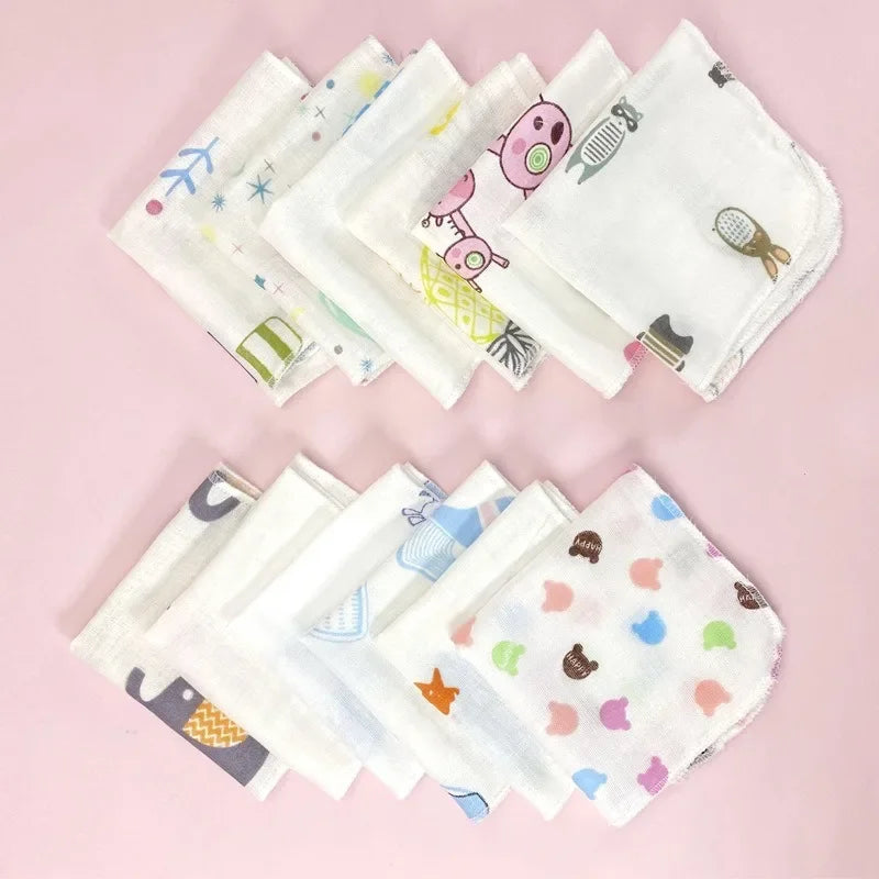 5PC Cotton Small Square towel